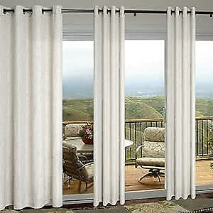 #ad Country Curtains for Living Room 2 Panels Set Natural Rustic Decor 52x96 Tan $56.95