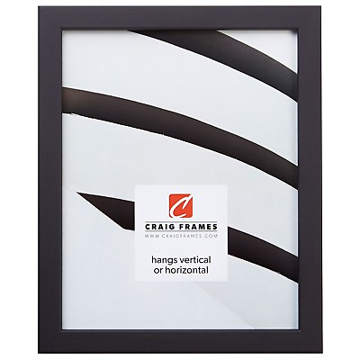 #ad Craig Frames Colori 0.8quot; Modern Black Picture Frame $106.99