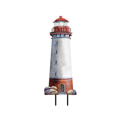 #ad Coastal Lighthouse Metal Art 32.5quot; x 10.5quot; Briarwood Lane $31.76