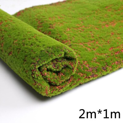 #ad Artificial Moss Fake Green Plants Grass For Shop Patio Wall Decor DIY 1M*2M New $69.37