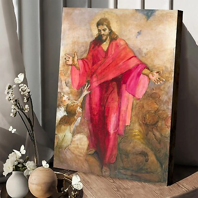 #ad #ad Christ In A Red Robe Canvas Poster Wall Art Decoration Christ Poster Canvas $35.95