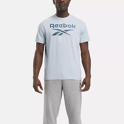#ad Reebok Identity Big Stacked Logo T Shirt $11.97