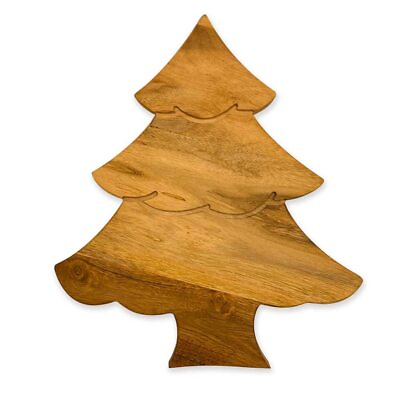 #ad Christmas Mini Tree Cutting Board for Kitchen Tree Shaped Wood Cutting Board... $40.77
