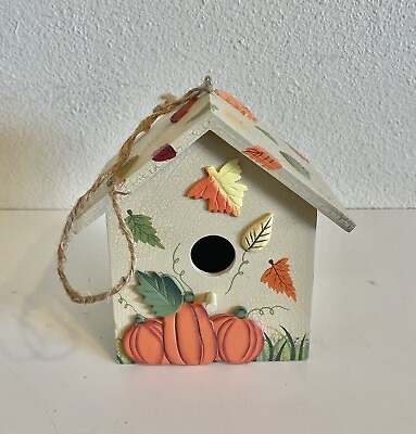 #ad Handmade Painted Wooden Birdhouse $11.99