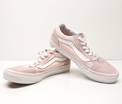 #ad Vans Off The Wall Kids Size 5.0 US Pink and White 721356 Classic Shoes Low Top $16.00