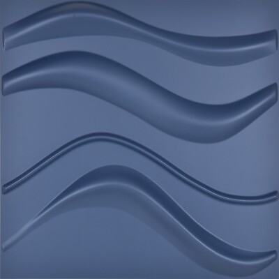 #ad Art3d Blue 3D Textured Wall Panels for Interior Wall Decor12 Tiles32 sq ft $74.99