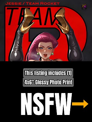 #ad Jessie Photo Print Size: 4x6 Team Rocket Anime Art Sexy Statue Figure Waifu $9.99