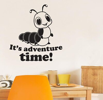 #ad Adventure Caterpillar Insect Animal Wall Art Stickers for Kids Home Room Decals $12.50
