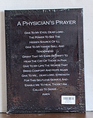 #ad A Doctor Physician Inspiration Prayer Canvas Wall Framed Art New $19.95