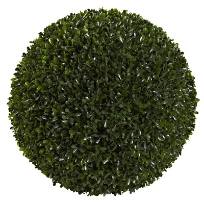 #ad 14” Boxwood Topiary Ball w 1750 Lvs UV Indoor Outdoor Home Patio Decor. $60.00