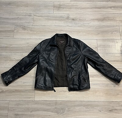 #ad #ad coach leather jacket men large Vintage On Sale $289.90