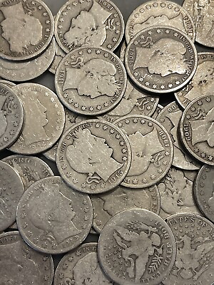 #ad Barber Half Dollar 90% Silver Full Readable Dates Choose How Many $15.95