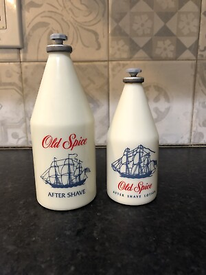 #ad Pair of Vintage Old Spice After Shave Bottles only $25.00