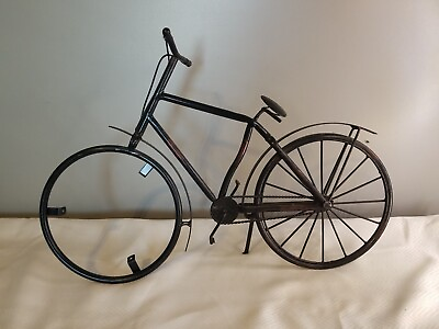 #ad Unique 3D Bicycle Older Metal Wall hanging black $20.00