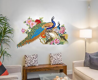 #ad Peacock Birds Nature Wall Sticker Beautiful Home amp; Kids Room Decal Decoration $15.45