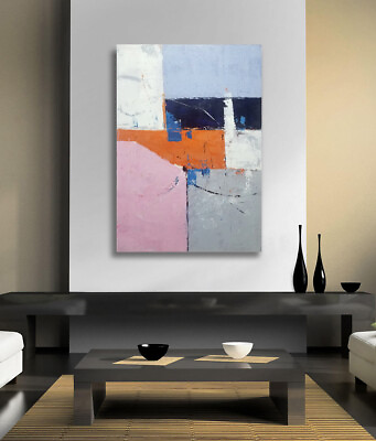 Hungryartist NY artist Large contemporary modern abstract art on canvas 24X36 $75.95