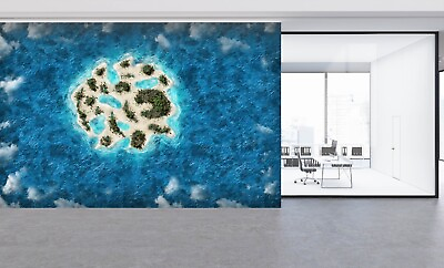 #ad 3D Sea Art Island 5577NA Wallpaper Wall Murals Wall Paper Wall Print Mural Romy $216.99