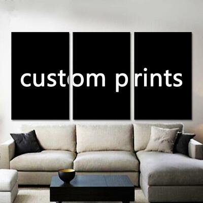 #ad 3 Piece Custom Canvas Print Wall Art Personalized Canvas Gifts Multi Panel 3 $85.00