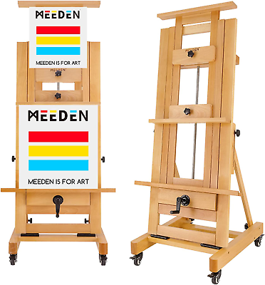 #ad Extra Large Heavy Duty Artist EaselProfessional Art Floor Easel for Painting Ca $565.30