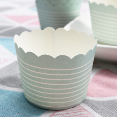 #ad 50 PCS Paper Cupcake Cups Bowl Wedding Party Supplies Hot Food Serving $10.31
