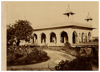 #ad India Delhi Red Fort Vintage print Tirage albuminé 18x25 Circa 1875 EUR 129.00