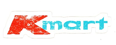 #ad Kmart Distressed Logo Sticker Reproduction $4.50