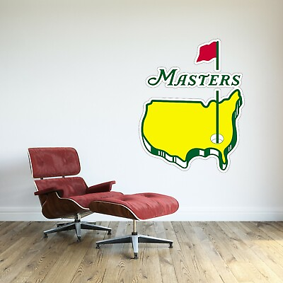 #ad Masters Golf Logo Wall Decal Car Garage Sport Golf Art Mural Vinyl Sticker $14.95