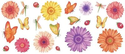 #ad #ad Daisy Wall Decals Flower Wall Stickers Nursery Decor Kids Room Wall Art $17.99