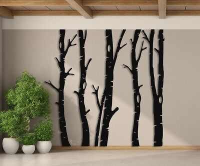 #ad 5 Dry Tree Metal Wall Decor for Home and Outside Wall Mounted Wall Art Decor $199.90
