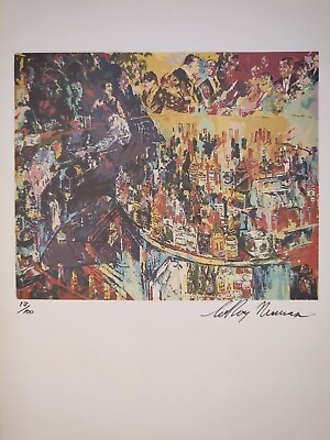 #ad LeRoy Neiman Painting Print Poster Wall Art Signed amp; Numbered $74.95