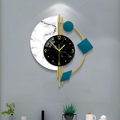 #ad #ad Nordic Wall Clock Watch Creative Living Room Silent Luxury Home Decor Wall Clock $44.89