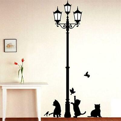 #ad Wall Sticker Removable Pvc Cat Butterflies Bedroom Living Room Decoration Decals $8.48