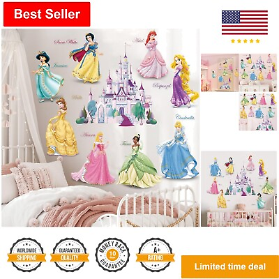 #ad Princess Wall Decals Castle Wall Stickers for Girls Kids Room Nursery Decor $19.99