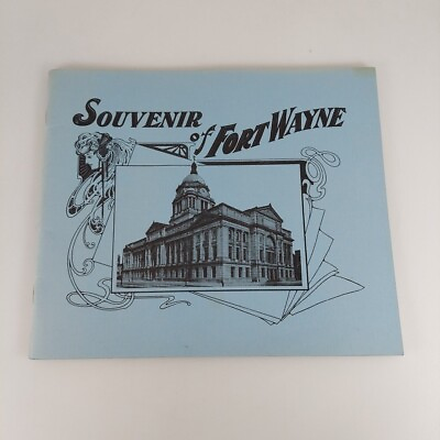 #ad Souvenir of Fort Wayne Indiana 1906 Photo Book J. Murray Jordan S.H Knox amp; Co $14.99