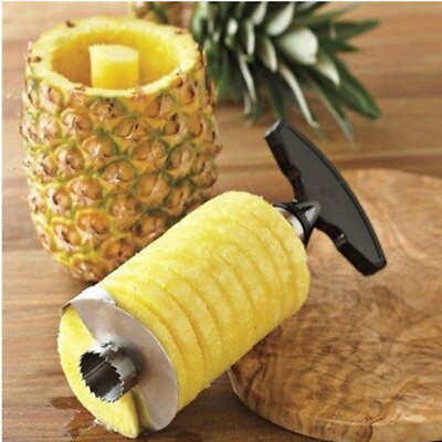 #ad #ad Stainless Steel Pineapple Slicer Peeler Cutter Kitchen Fruit Tool New 2023 $12.12