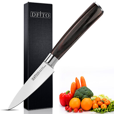 #ad Paring Knife 3.5 inch Small Kitchen Knife Forged from German Stainless Steel $12.99
