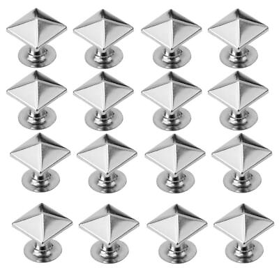 #ad #ad 100Pcs Silver Pyramid Rivets Spikes Studs DIY For Making Leather Bag Shoes Belt $7.02