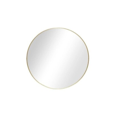 #ad Wall Mirror Round 28IN Diameter Gold Finish $38.38