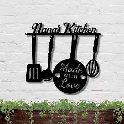 #ad Wall Art Home Decor Metal Acrylic 3D Silhouette Poster USA Sign for Kitchen $87.99