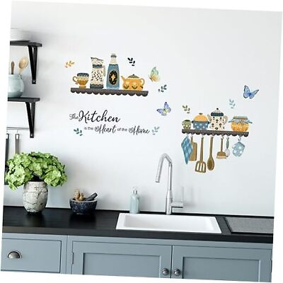 #ad #ad Kitchen Quotes Wall Stickers Kitchenware Coffee Pot Wall Decals The Kitchen $22.58