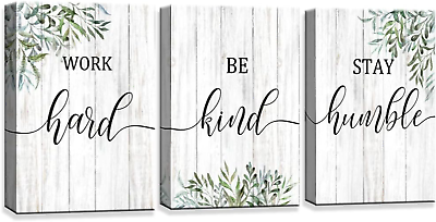 #ad Inspirational Wall Art for Office Canvas Wall Art Positive Quote Office Motivat $73.10