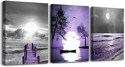 #ad #ad Wall Decorations for Living Room 3 Piece Framed Canvas Wall Art Bathroom Artwork $44.99