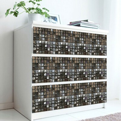 #ad High Quality 102050pcs Tile Stickers for Kitchen Bathroom Wall Decoration $44.40