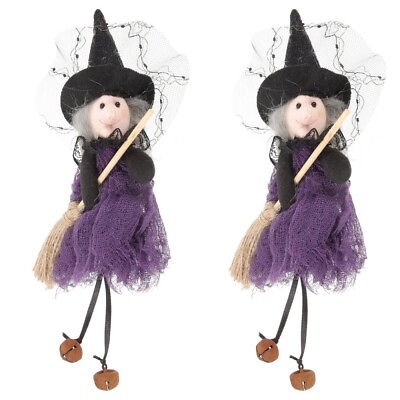 #ad festival halloween decor 2x Halloween Decor Party Decoration Kitchen Witch Doll $10.96