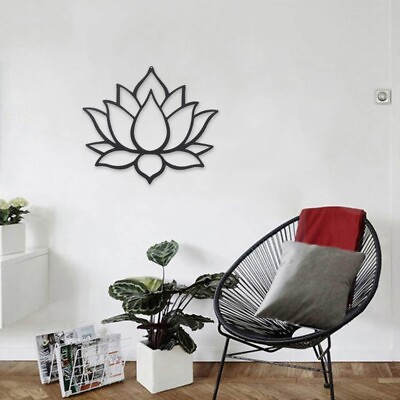 #ad Flower Metal Wall Art Home Decorations Living Room Decor Household Supply $12.84