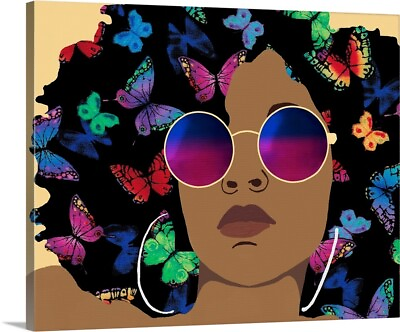 #ad Butterfly Diva I Canvas Wall Art Print Home Decor $309.99
