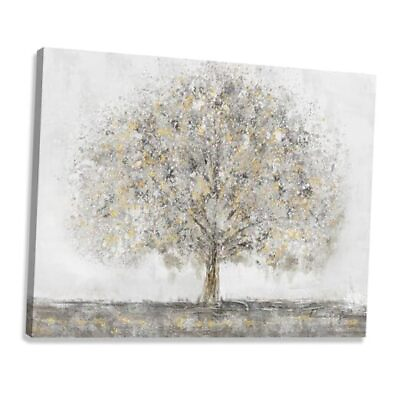 #ad Bathroom Wall Art Picture Hand Painted Painting with 15quot;x12quot; Abstract Tree $18.65