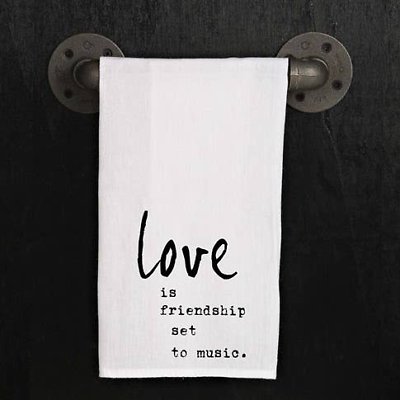 #ad LOVE is friendship set to music. Kitchen Towel $21.62