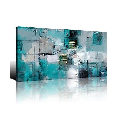 #ad #ad AJAZIKO Large Wall Art Abstract Canvas Wall Decor Paintings for Bedroom Offic... $181.14
