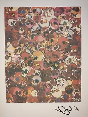 #ad Takashi Murakami Print Poster Wall Art Signed amp; Numbered $74.95